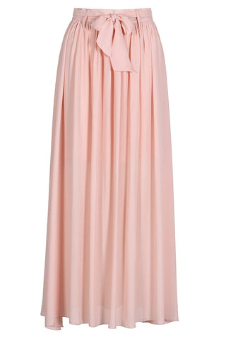 Butterfly Knot Maxi Skirt