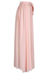 Butterfly Knot Maxi Skirt 