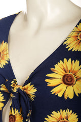 Sunflowers Skater Dress