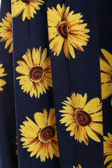 Sunflowers Skater Dress