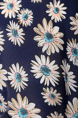 Blue Daisies Cropped Top 