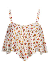 Apricot Sunrise Cropped Top